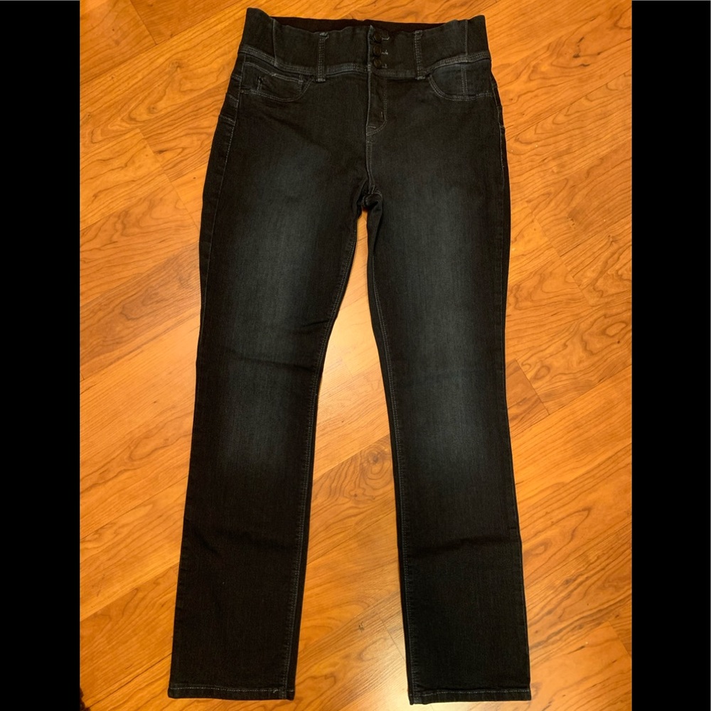 Laurie Felt Curve Silky Denim Straight Leg Jeans M